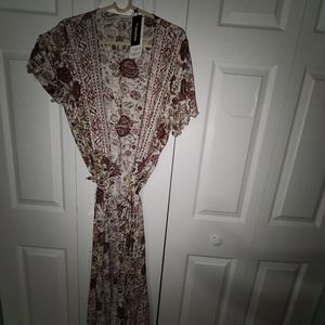 Long Wrap Dress